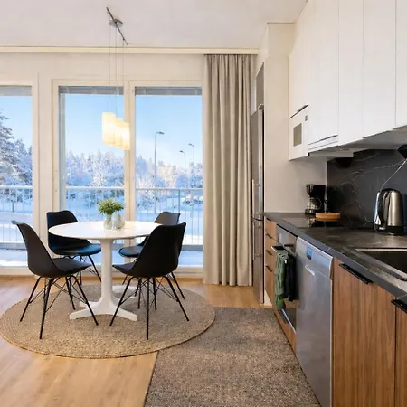 Modern 2 Bedroom In Near Hospital With Sauna And Large Balcony アパート オウル