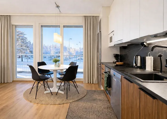 Modern 2 Bedroom In Near Hospital With Sauna And Large Balcony アパート オウル